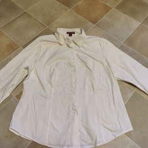 Jessica London 3/4 Sleeve White Shirt 18/20